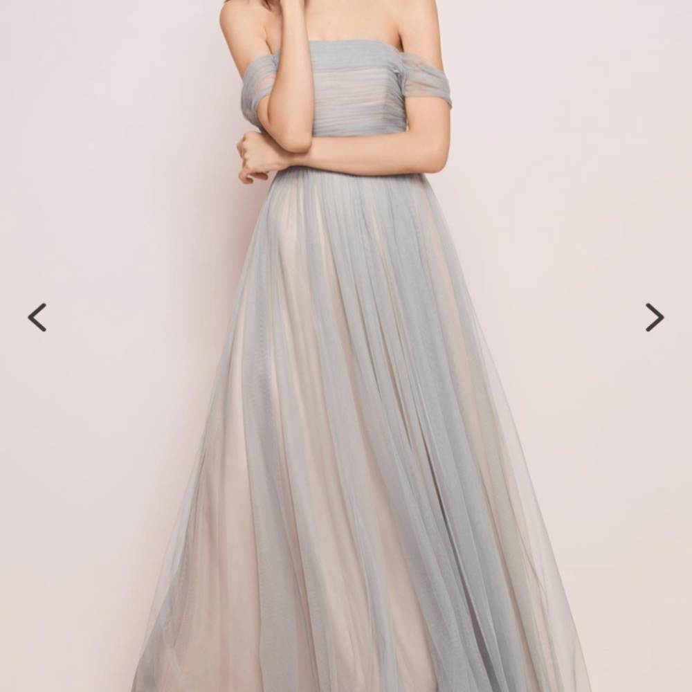Wtoo Fynn Two-tone Bobbinet Dress